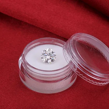 

Including The Certification On Sales D Color 3.0 ct 9.0 mm VVS1 Round 3 Ex Brilliant Cut Moissanite For Discount Quality