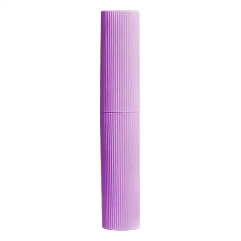 Портативная зубная щетка для путешествий зубная паста коробка для хранения 4 цвета Уникальный дизайн тубус для канцелярских принадлежностей Карандаш Чехол для хранения коробка C30426 - Цвет: Purple