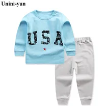 Комплект для девочек; одежда для маленьких мальчиков; футболка и леггинсы; хлопковая детская одежда; сезон осень-зима; комплект одежды для маленьких девочек