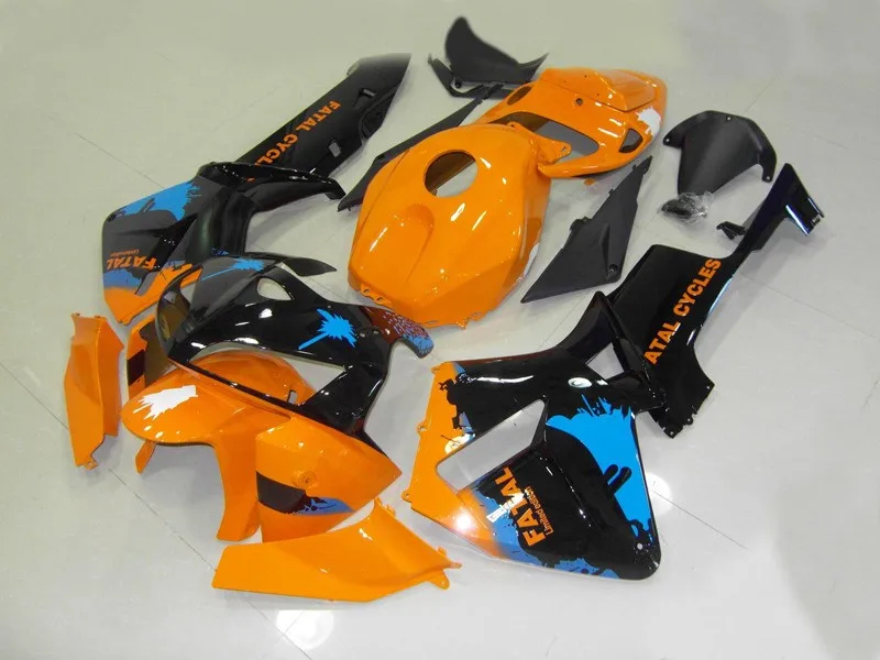 

New Injection Mold Full Fairing kit Fit For Honda CBR600RR F5 2005 2006 05 06 600RR 600 ABS fairings+Tank cover Orange blue