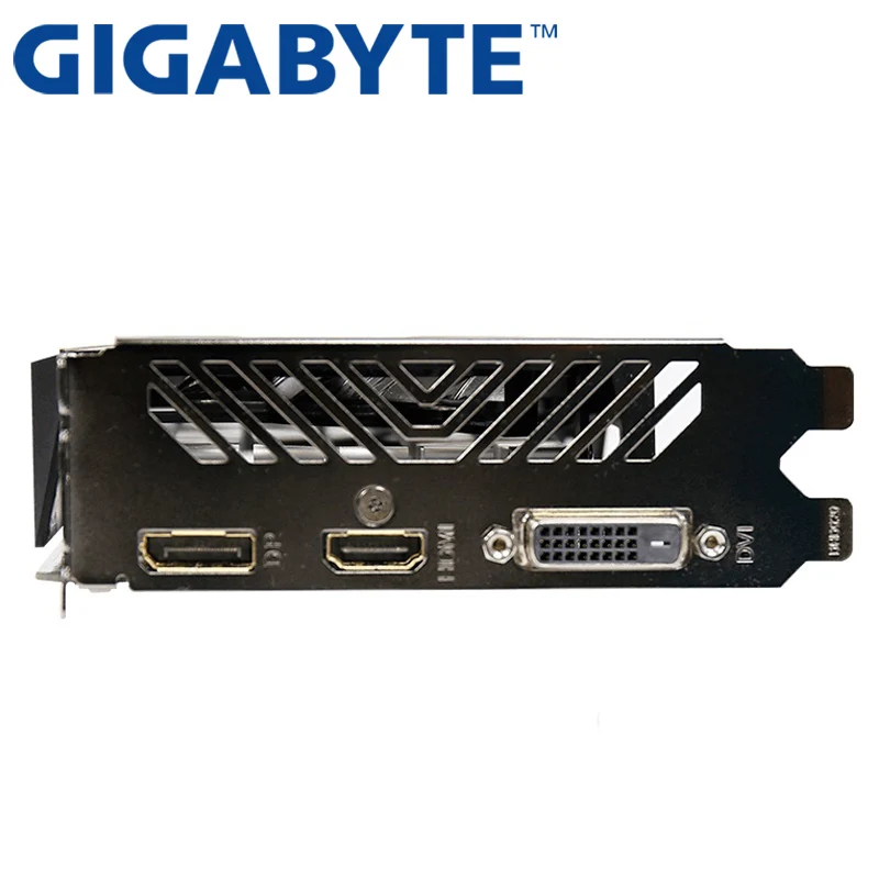 GIGABYTE видеокарта GTX1050 TI 4 ГБ 128 бит GDDR5 оригинальные б/у видеокарты для nVIDIA VGA карты Geforce GTX 1050 Ti 750 960