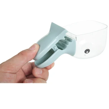 

Lovely Duck Pet Cat and dog food Shovel dog French Bulldog Poodle Clip Measuring spoon