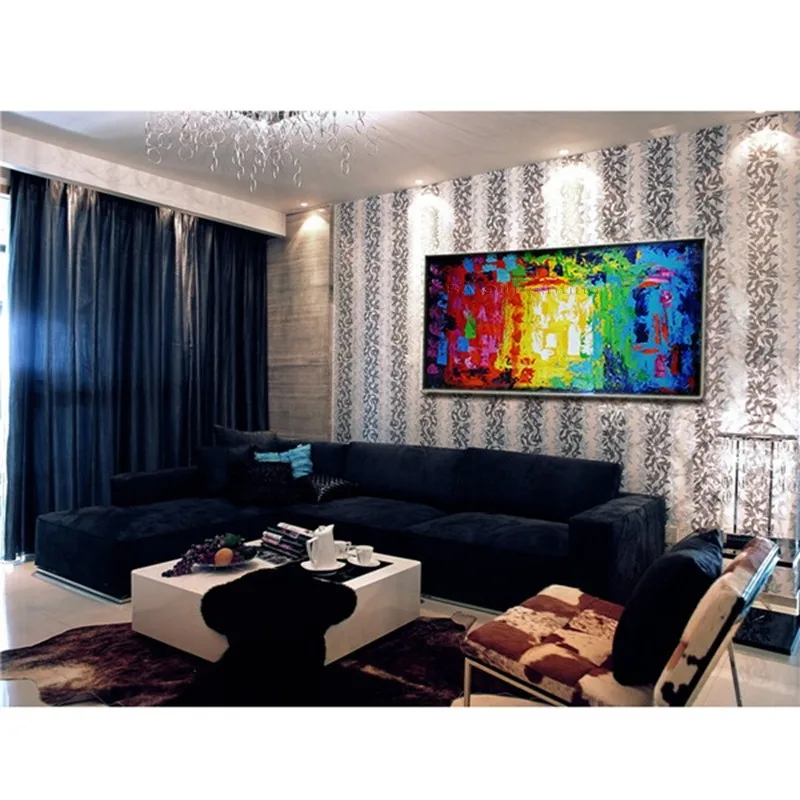 

Hand Made Modern Abstract Wall Art Hand Oil Painting ON Canvas No Frame Photo Pictures Image Painting Home Decoration