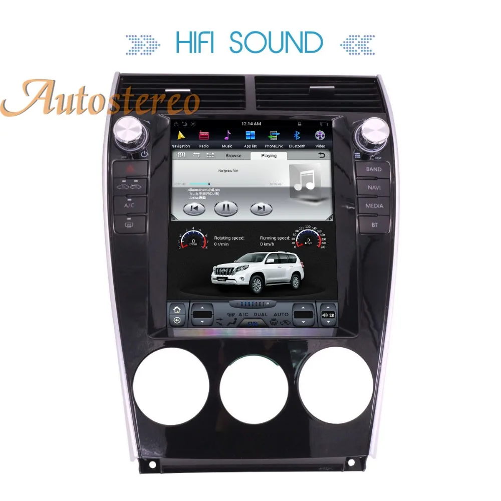 Excellent Android 7.1 Tesla style Car no DVD Player GPS Navigation For Mazda6 2002-2008 radio tape recorder stereo headunit multimedia IPS 1