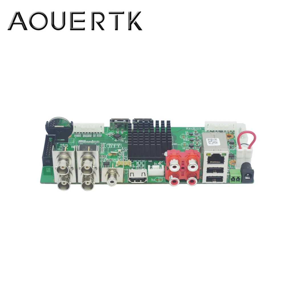 AOUERTK  5in1 AHD CVI TVI CVBS 4CH CCTV DVR Main Board 3M/4K/5M Camera Face Detection & Motion Detection  AHD Motherboard