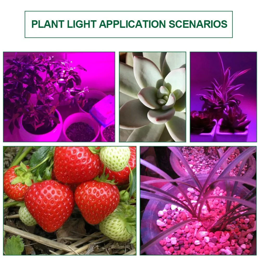 Полный спектр привело светать завод цветок растительное растущие Фито лампа Водонепроницаемый indoor парниковых гидропоники Системы