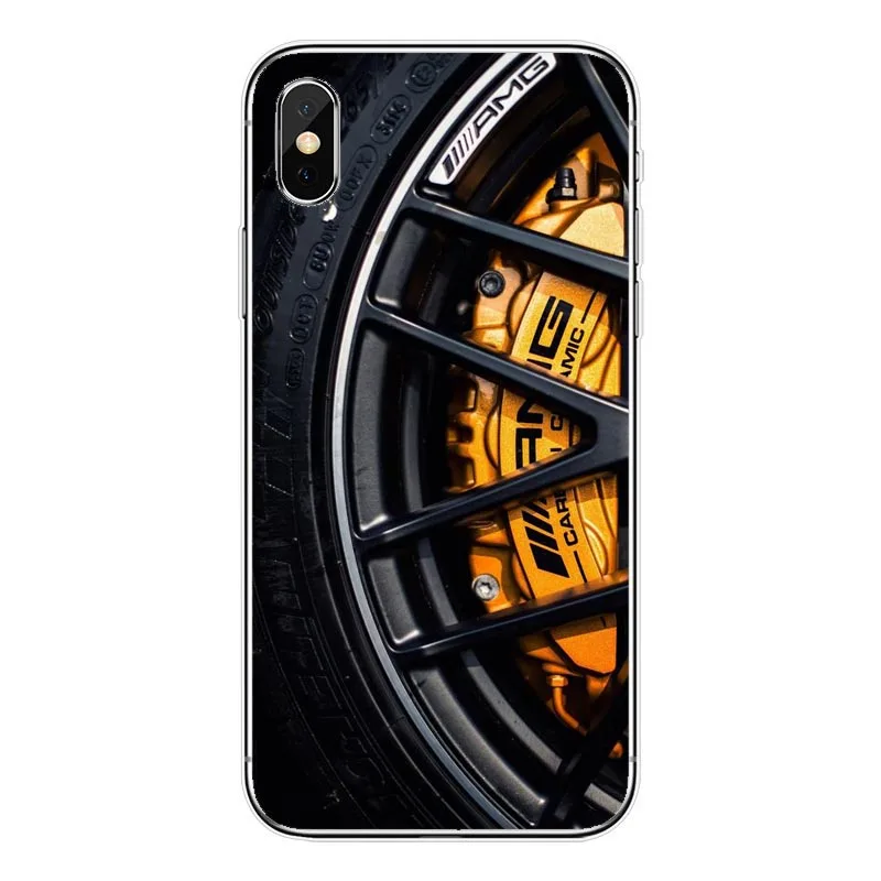 Автоспорт AMG покрышка мягкий чехол для телефона для iPhone 11 ProMAX XS MAX XR 6S plus 7 7plus 8 8plus X классический автомобиль Mustang чехол для телефона s - Цвет: TPU