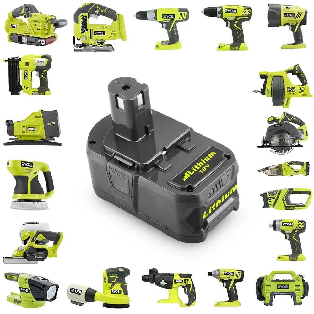 2 шт. Новинка для Ryobi 18 в 4000 мАч P108 RB18L40 литий-ионный аккумулятор высокой емкости для электроинструментов Ryobi ONE