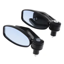 1 Pair Universal Modified All Aluminum Cherries Universal Motorcycle Rearview Mirror Side Mirrors Handlebar for Motorcycle sp motorcycle handlebar modified very cool rearview mirror holder multi functional extension rod