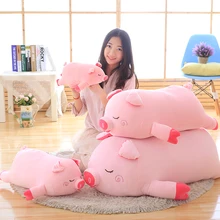 large pig stuffed animal
