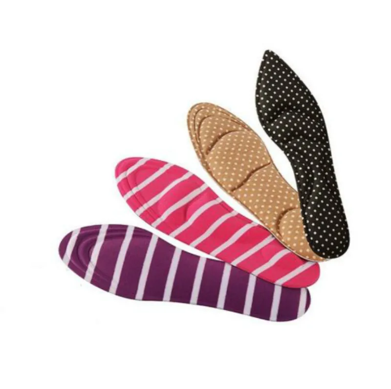 Массаж высокие каблуки губка 3D стельки для обуви подушки колодки DIY резки Спорт Арка Поддержка ортопедические Для женщин по уходу за ногами