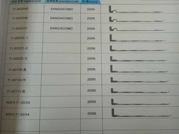 

Clients Custom Single Cylinder Hosiery Use Needles 4000Pcs HOFA 71.60 /03 With 6000 Pcs HOFA 71.60 /04