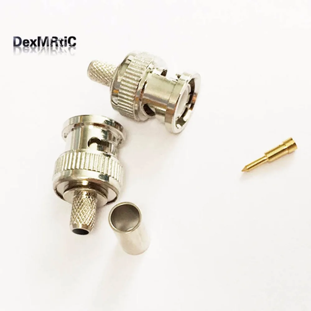 BNC male crimp for RG142
