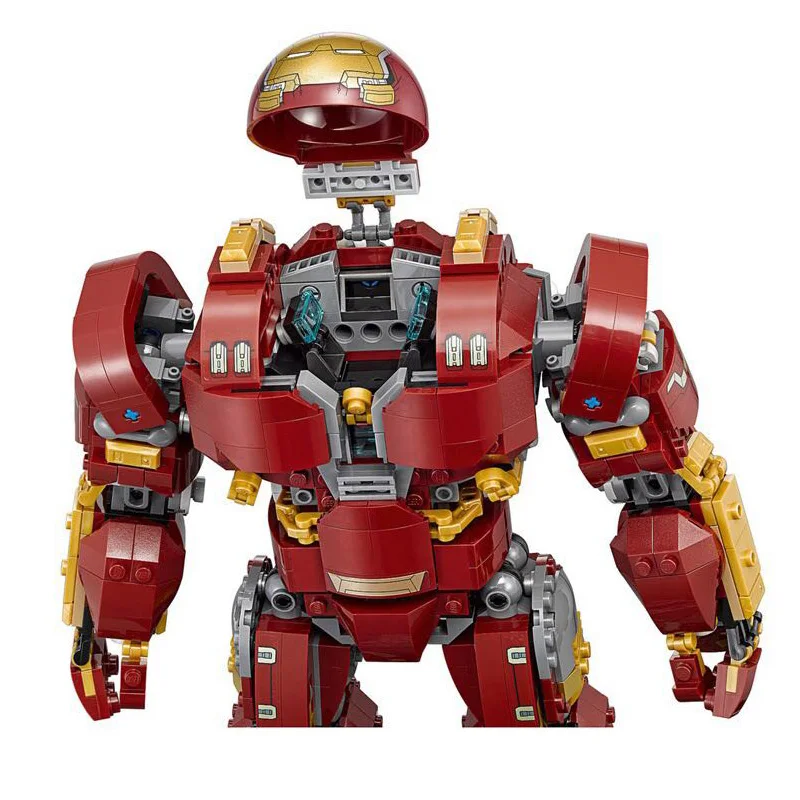Бела халкбастера Marvel Мстители Бесконечная война Ironman 76105 Super Hero строительные