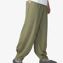 Летние штаны 6 цветов, медитация, брюки дзен Нун, abbot monks, форма для боевых искусств, штаны кунг-фу, серый/синий/кофейный/зеленый