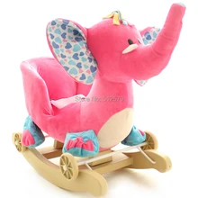 Correpasillos-Balancín Elefante Rosa y Azul