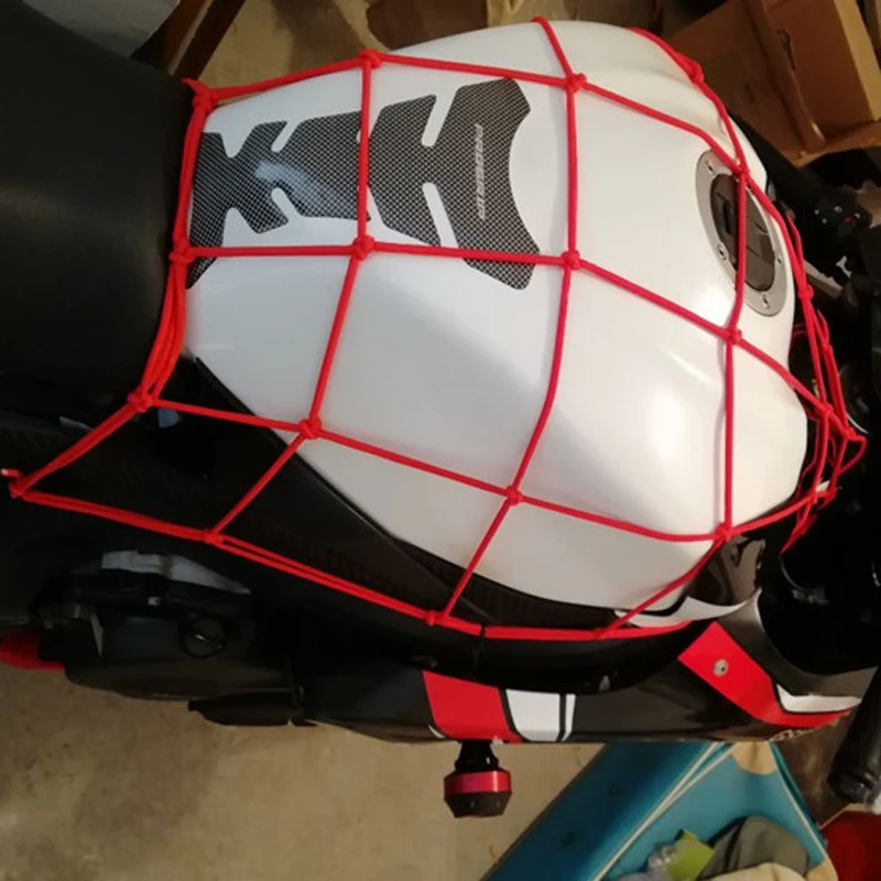 Vendita Calda Di Alta Qualità Universale Bungee Cargo Net Per Moto Bike Atv Offroad Board Gocart Accessori Casco/Serbatoio Carburante Net