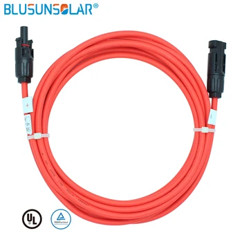 

9 Metre 4mm2 PV Solar Cable with Connector One On Each Cable M/F
