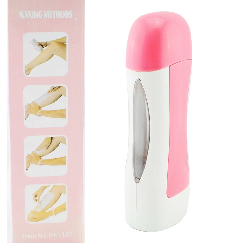 Portable Waxing Roll On Roller Depilatory Wax Heater Hair Remover