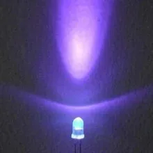 1000 шт 3 мм Фиолетовый/УФ светодиодный супер яркий F3 светодиодный диоды