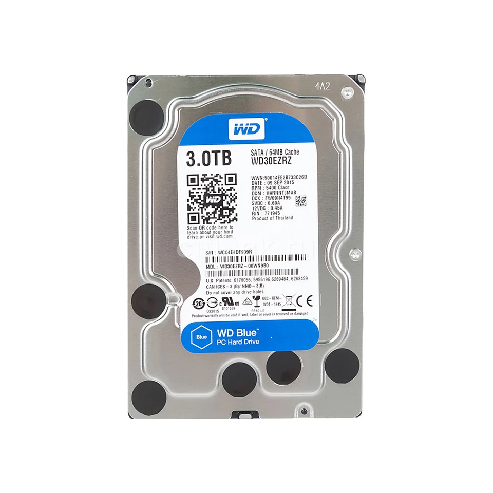 

Жесткий диск SATA 3TB 6GB/S 64MB BLUE WD30EZRZ WDC