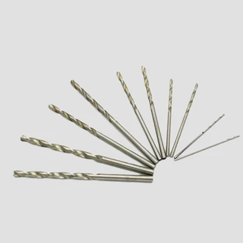 

0.5-3mm Straight Twist Drill Bits 10pcs Micro HSS Drill Bits White Steel Drill Bits For Dremel Rotary Tool Jig pocket hole