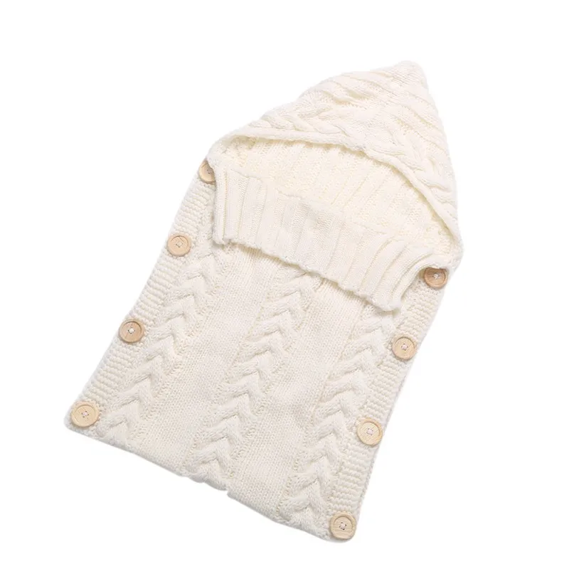 Одеяльца для новорожденных супер мягкий хлопок вязание крючком Лето конфеты цвет реквизит кроватки повседневные спальные принадлежности отверстие обертывание от 0 до 12 месяцев ребенок