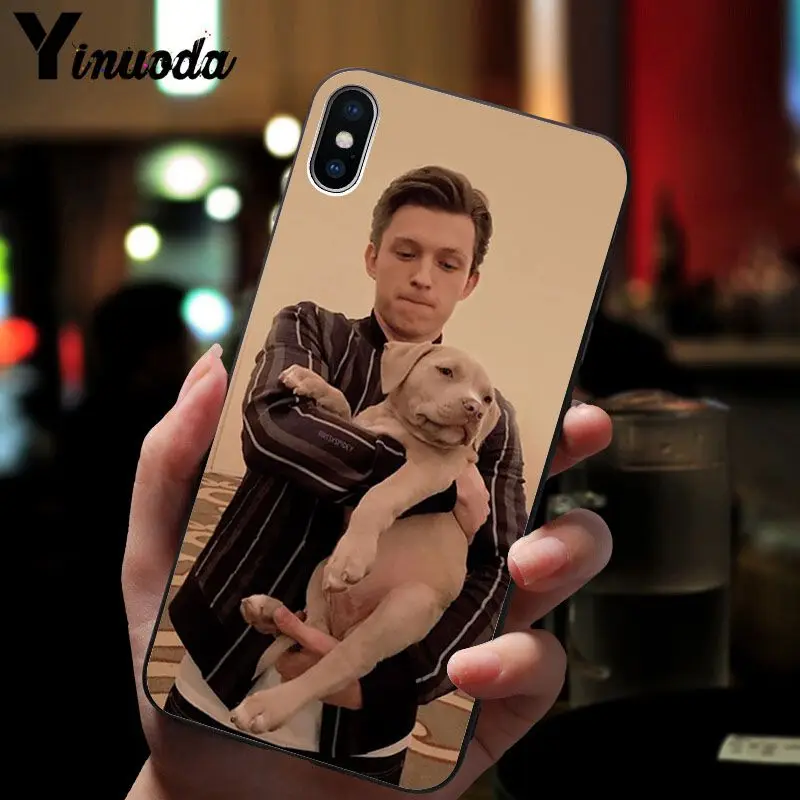 Yinuoda том Холланд Новинка чехол для телефона Fundas iPhone 8 7 6 6S Plus 5 5S SE XR X XS MAX