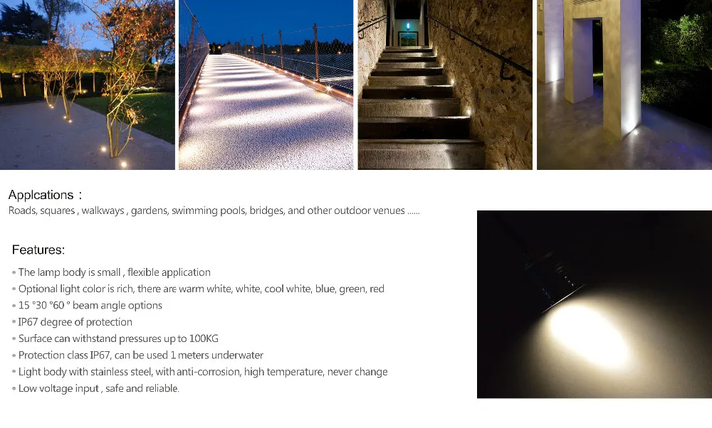 led underground light 1w-11