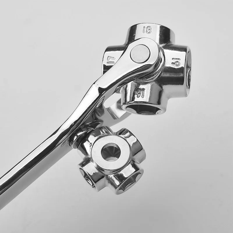 

Multifunction 8 in1 wrench12mm-19mm Rotate Multi Drive 8 Head Hexagon Socket Wrench Multi-head Spanner