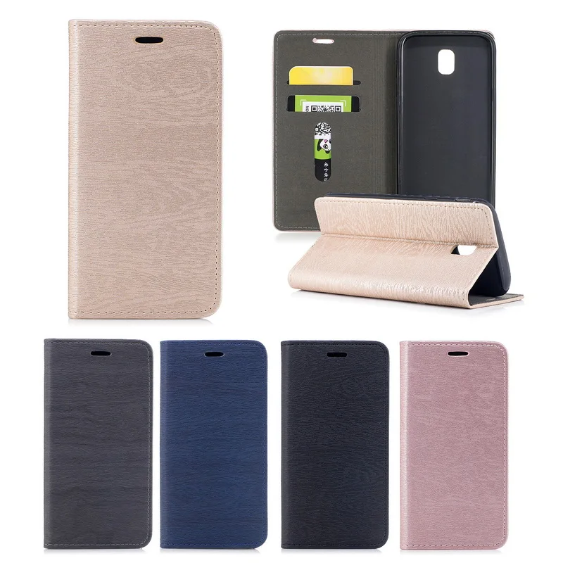 

Tree Grain Leather Case For Samsung Note 10 Plus Pro S10 S9 S8 Plus S10E Note 8 9 S7 Edge A8 A7 2018 Flip Wallet Silicon Cover