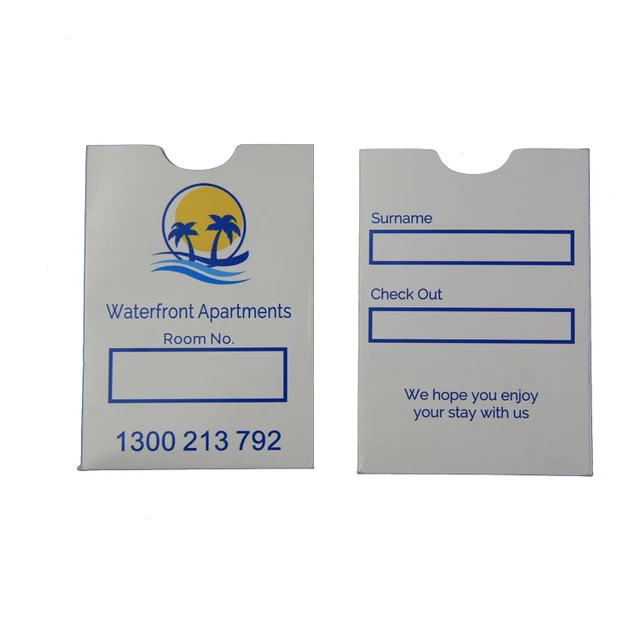 Zuoluo customer hotel room card holder ,mini hotel key card holder paper envelopesin Paper