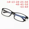 Plastic Full Frame Finished Myopia Glasses Blue Coated Student Short Sight Eyewear -1.0 -1.5 -2.0 -2.5 -3.0 -3.5 -4.0 -5.0 -6.0 ► Photo 1/5