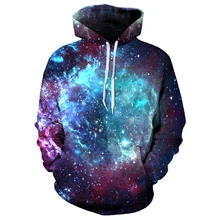 2017 neue Sweatshirts Männer 3d-raum Galaxy Hoodies Männer Mode Komfortable Mann Trainingsanzug Sportbekleidung Top