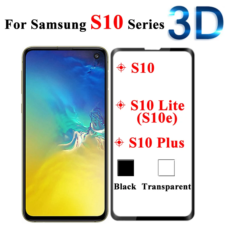 

3D Protective Glass On Samsung S10 Plus Screen Protector S10e Lite Tempered 10e Armor S 10 E Screenprotector S10plus Samsyng 10S