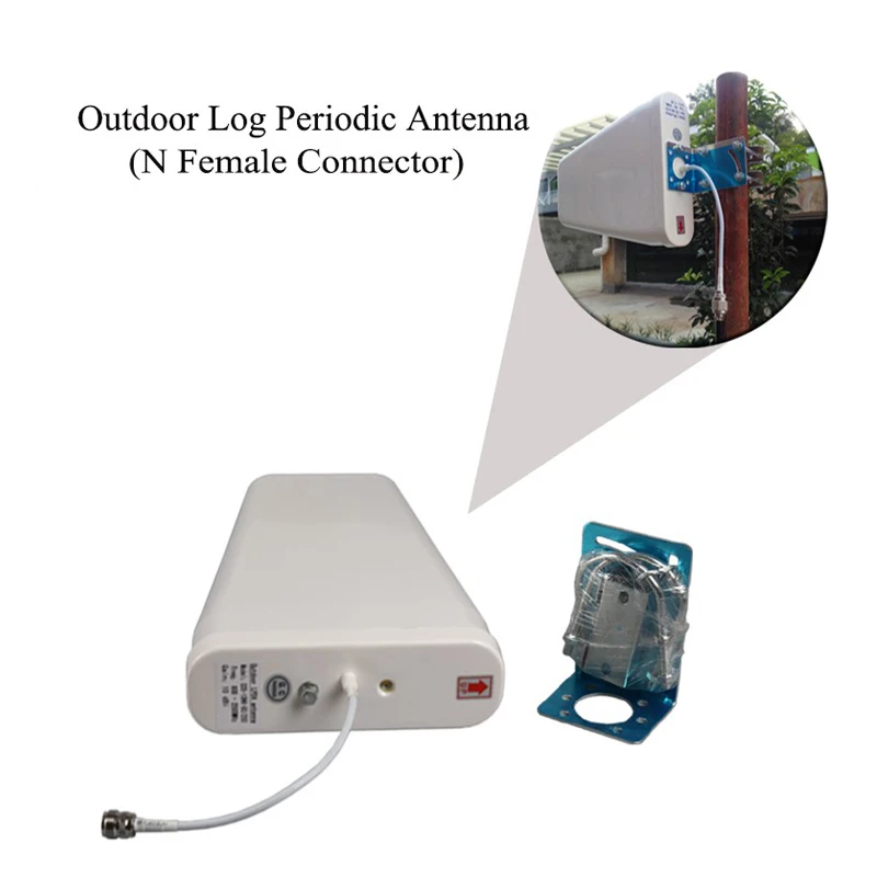 

800~2500MHz 2G 3G 4G outdoor LPDA antenna with 10m cable outdoor gsm wcdma pcs lte Antenna for Mobile Signal Booster