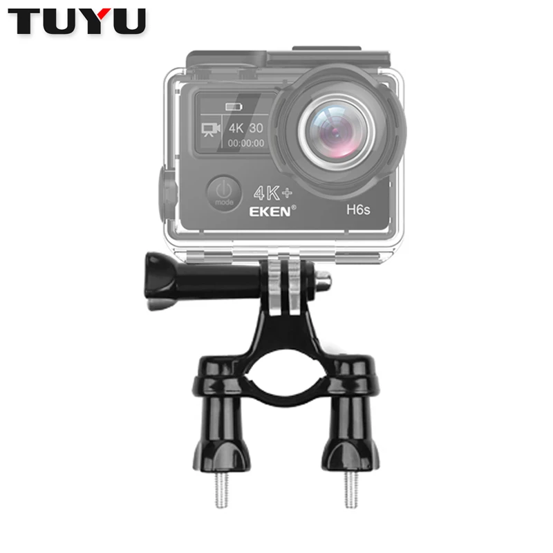 Kopen TUYU Fiets Mount Fietsstuur Zadelpen Statief Houder Klem Voor Xiaomi Yi 4 K voor Gopro Hero 6 5 SJCAM SJ4000 Camera Accessoire