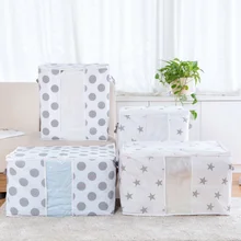 

Home Storage Clothing Quilt Storage Bag Living Room Non-Woven Fabric Fashion Breathable Clothes Storage Bags