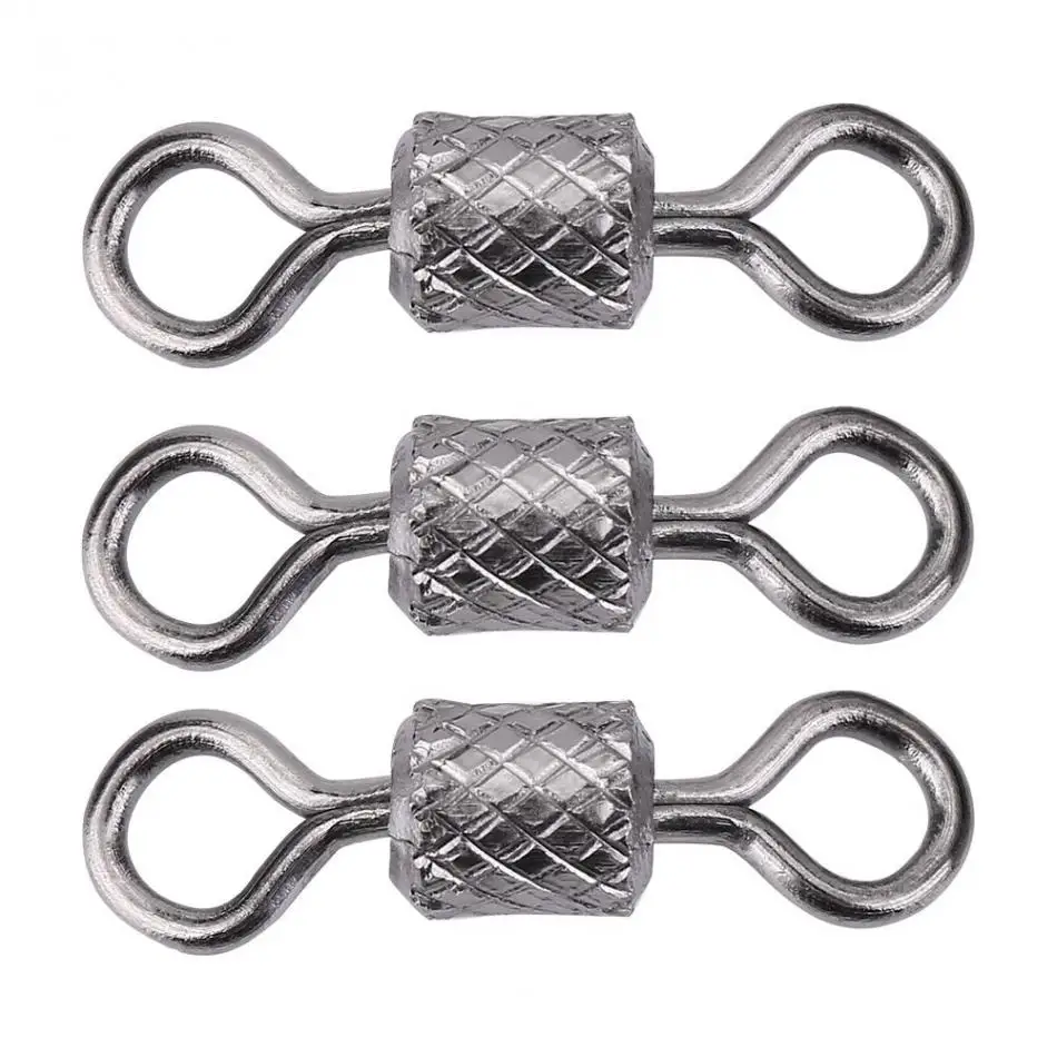 100pcs/Pack Pesca Fishing Swivels 2/4/6/8Fishing Connector Copper Carp Fishing Tackle Tools