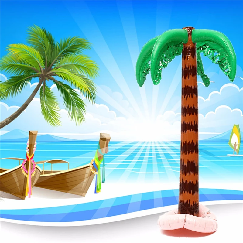 Large 85cm Coconut Tree Inflatable Hawaiian Tree Funny