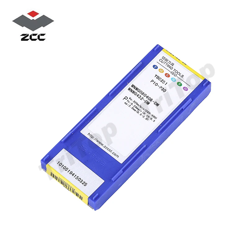 10PCS//LOT ZCCCT WNMG080408-DM YBC252 WNMG432-DM Carbide Inserts NEW
