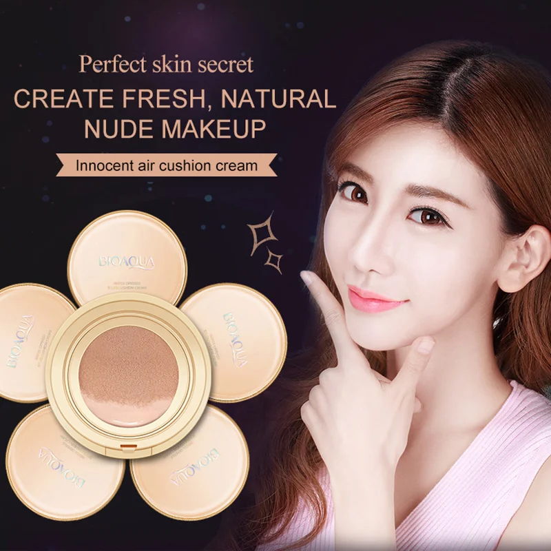 

Air Cushion BB Cream Natural Nude Make Up Hydrating professional Moisturizing Concealer Isolated Cosmetics Makeup TSLM1
