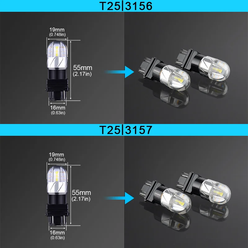 Nao 2x T20 W21w Led Bulb 7443 W21 5w 7440 Car Light T25 3156 3157 Drl Auto Lamp 12v Brake Light Turn Signal Car Interior Stickers Car Interior Storage From Lovelyclassmate007 22 66 Dhgate Com