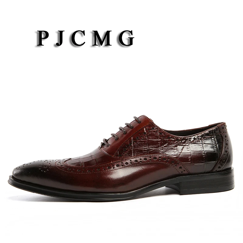 Cuero Hombres Lace Genuino Oxfords Boda Nueva Negocios Mens Negro red rojo Zapatos Formal Pjcmg Estrecha Black De Punta up qPROBS