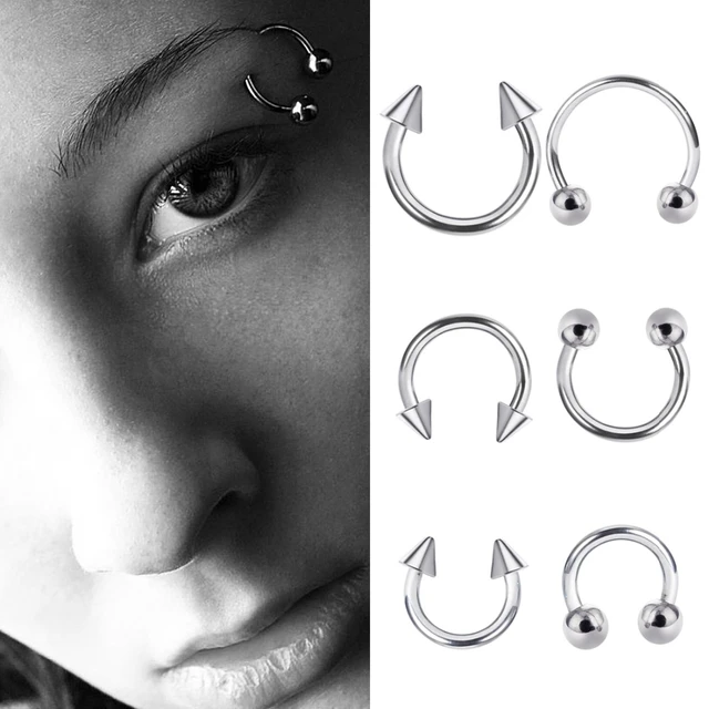 Horseshoe eyebrow best sale ring