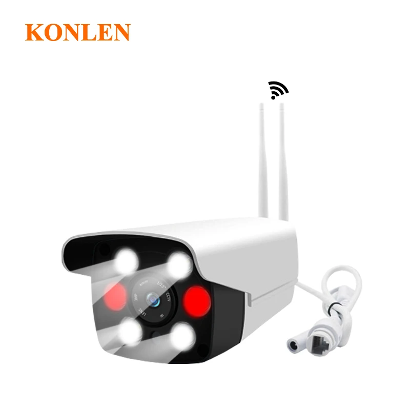 KONLEN wifi ip камера безопасности уличная 1080 P CCTV видео наблюдение проводная