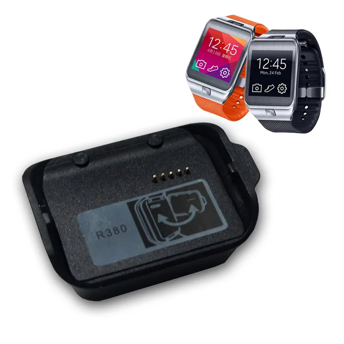 Наручные часы с зарядным устройством док станция для Samsung Gear 2 Смарт Galaxy SM R380 DOY