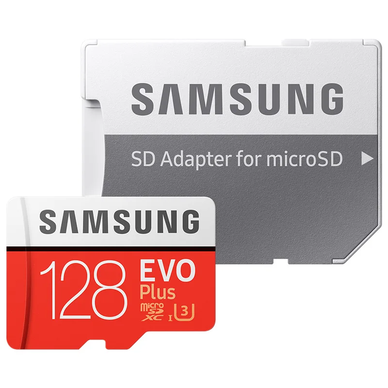 Лучший Samsung EVO PLUS Micro SD карта 64 Гб 128 Гб Microsd 256 ГБ sdhc 32 Гб 16 Гб карта памяти класс 10 мини SD карта 16 Гб SDXC 4 к красная карта
