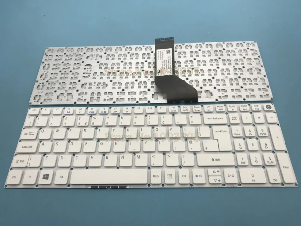 Новая английская (ГБ) клавиатура для Acer Aspire Nitro VN7-572 VN7-572G VN7-572TG VN7-592G UK белая |