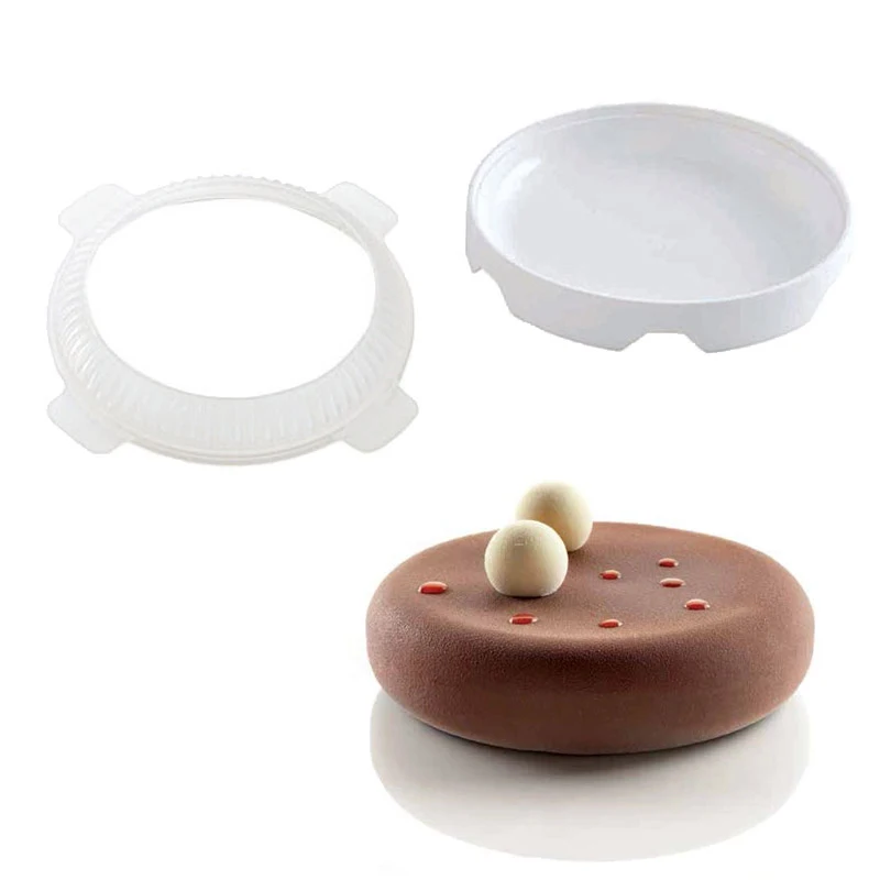 Round Silicone Cake Mold For Mousses Ice Cream Chiffon Cakes Baking Pan